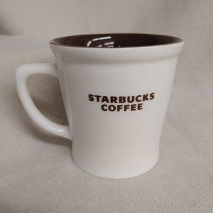 White and Brown Coffee Mug